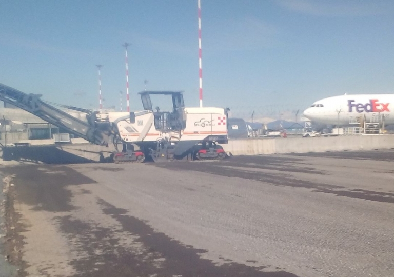 Italfrese - Fresatura aeroporto Malpensa