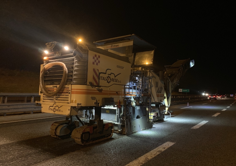 Fresatura autostrade
